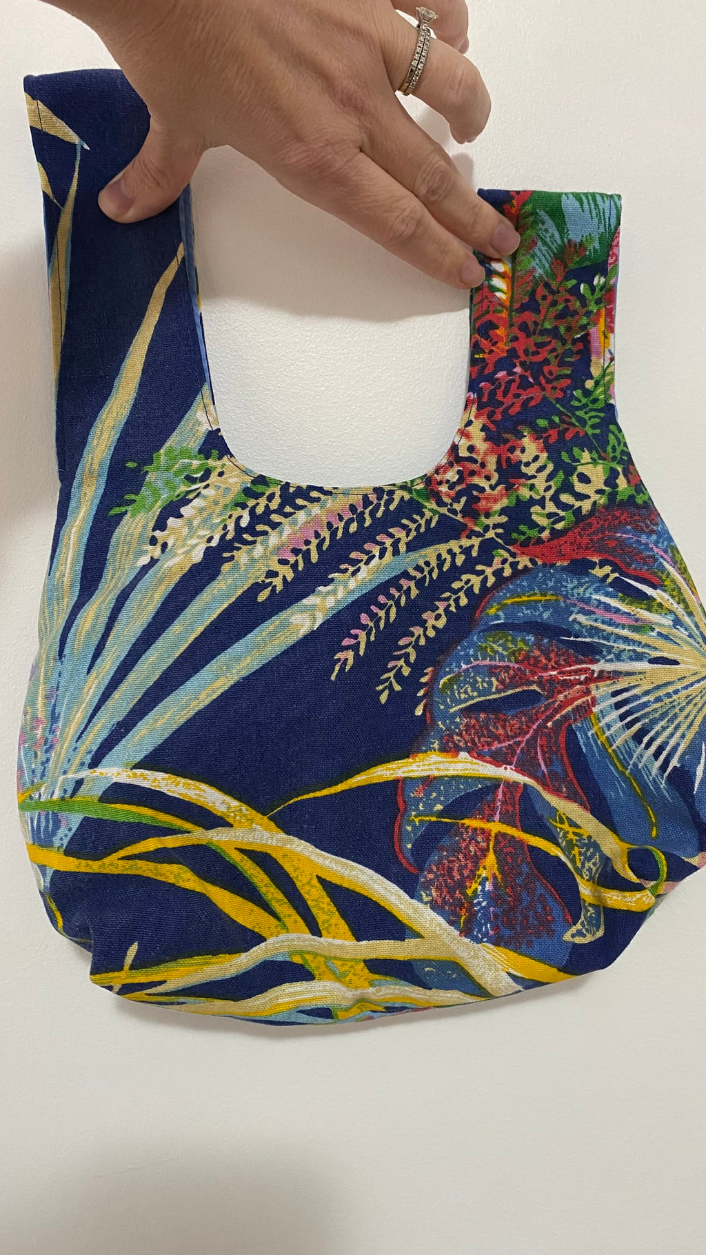 Sadie Knot Bag - Tropic Collection - Multi Blue/ Green