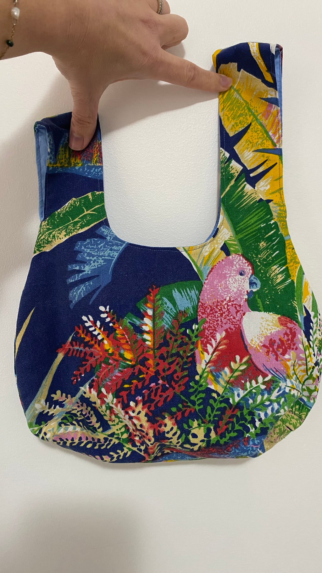 Sadie Knot Bag - Tropic Collection - Multicolour Blue/Yellow