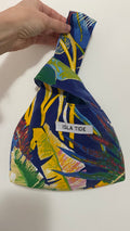 Sadie Knot Bag - Tropic Collection - Multicolour Blue/Yellow