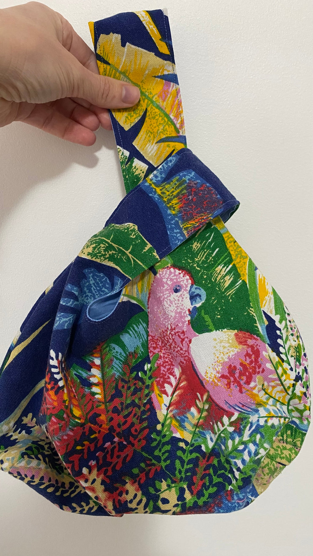 Sadie Knot Bag - Tropic Collection - Multicolour Blue/Yellow