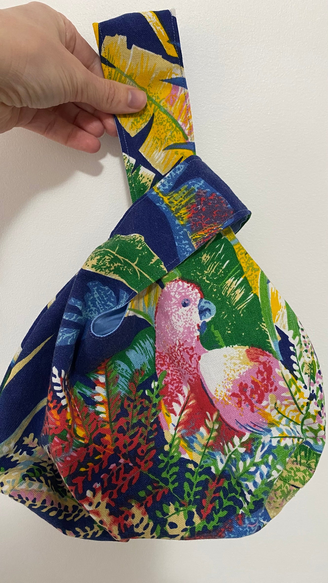 Sadie Knot Bag - Tropic Collection - Multicolour Blue/Yellow