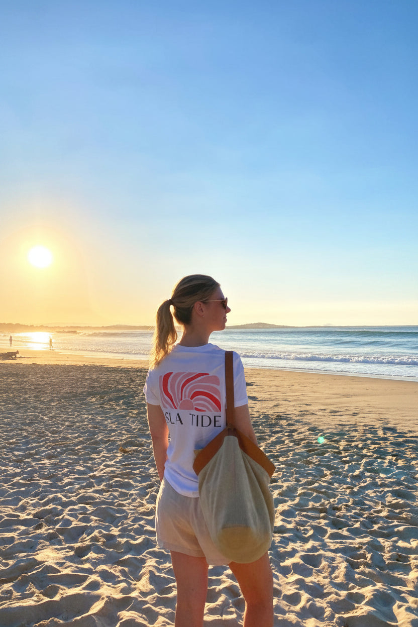RAE TEE BY ISLA TIDE BACK VIEW GRAPHIC PRINT
