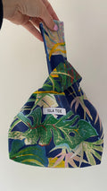 Sadie Knot Bag - Tropic Collection - Multi Blue/ Green